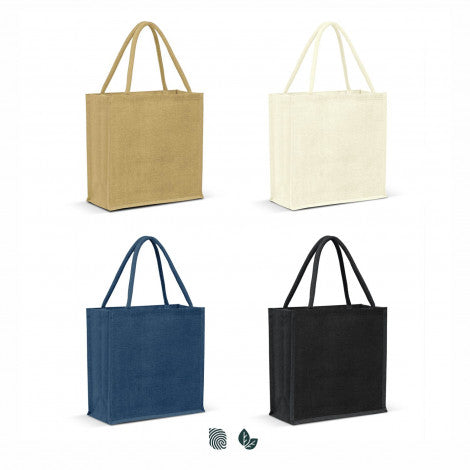 Monza Jute Tote Bag - Colour Match