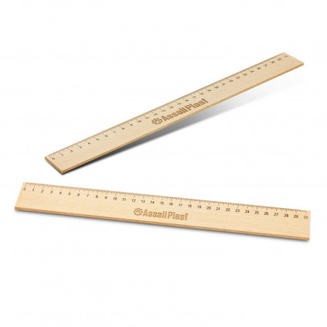 Wooden 30cm Ruler