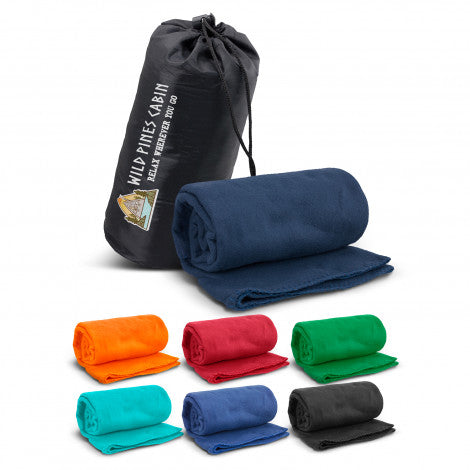 Glasgow Fleece Blanket in Carry Bag