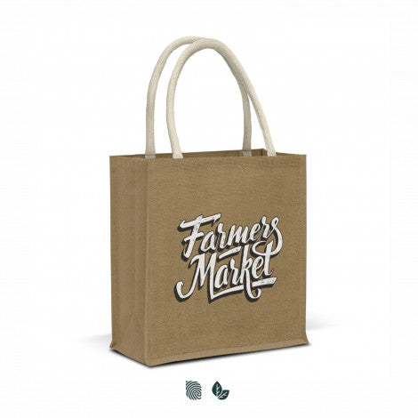 Lanza Starch Jute Tote Bag