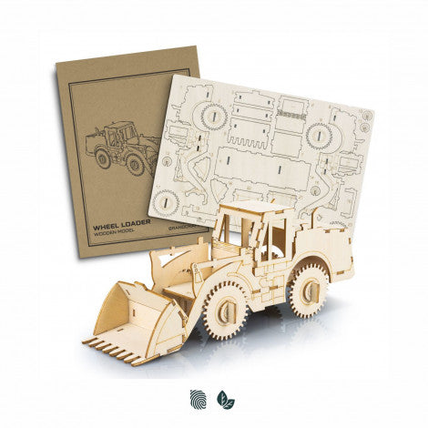 BRANDCRAFT Wheel Loader Wooden Model