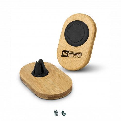 Bamboo Car Phone Holder