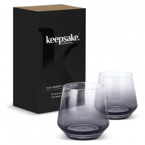 Keepsake Dusk Whiskey Glass Set of 2