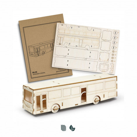 BRANDCRAFT Bus Wooden Model