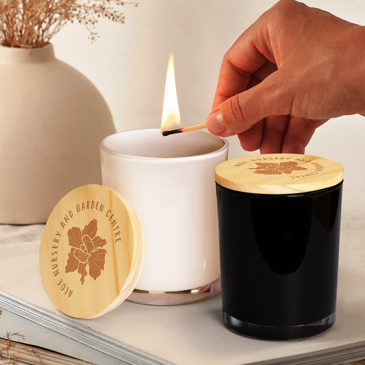 Scented Candle- Price Includes Laser Engraved Logo On The Lid